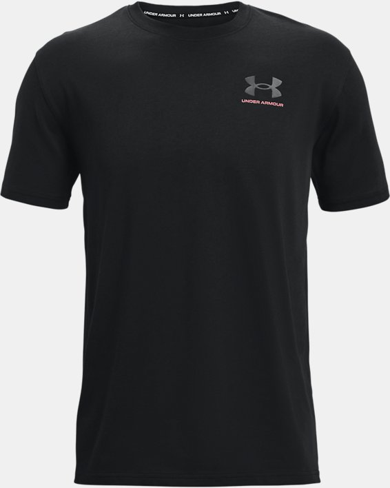 Men's UA Athlete Short Sleeve in Black image number 4